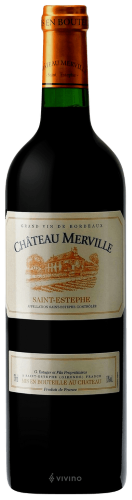 Chateau Merville Saint Estephe 1989