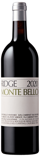 Ridge Vineyards Monte Bello 2020